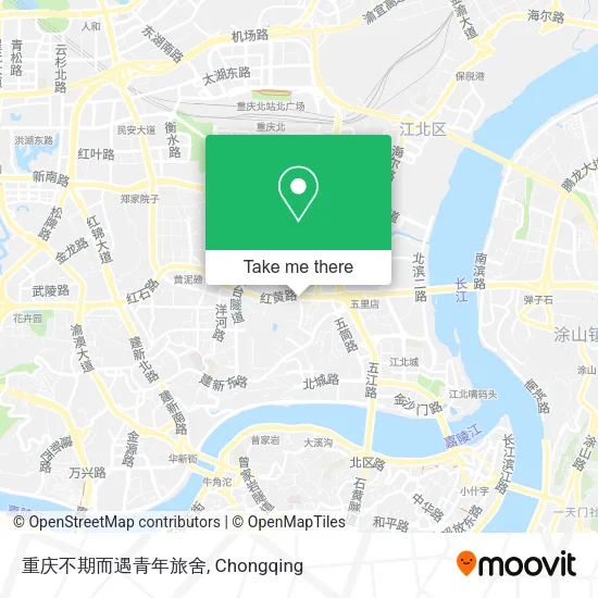 重庆不期而遇青年旅舍 map