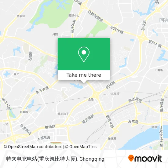 特来电充电站(重庆凯比特大厦) map