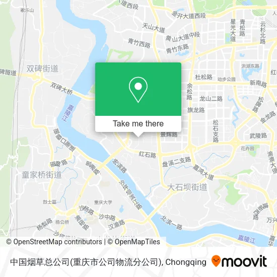中国烟草总公司(重庆市公司物流分公司) map
