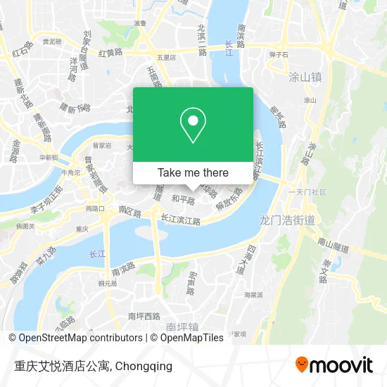 重庆艾悦酒店公寓 map
