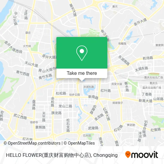 HELLO FLOWER(重庆财富购物中心店) map