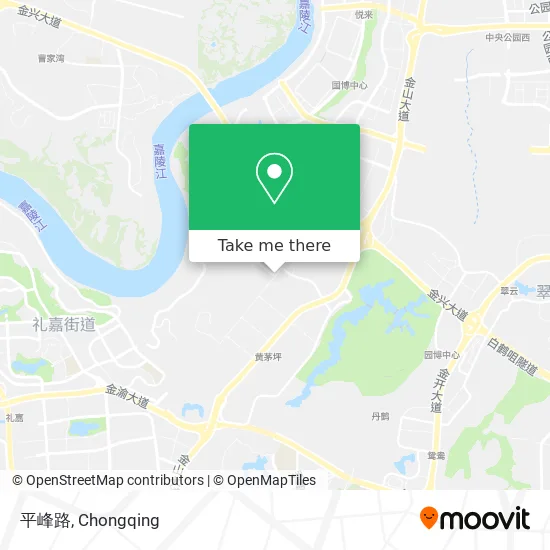 平峰路 map