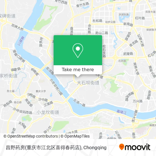 昌野药房(重庆市江北区喜得春药店) map