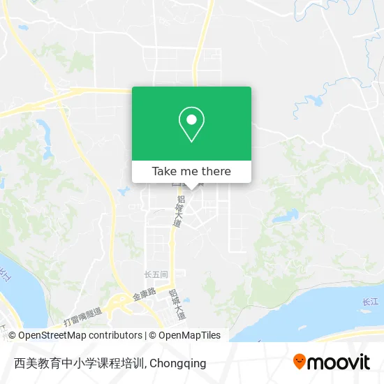 西美教育中小学课程培训 map