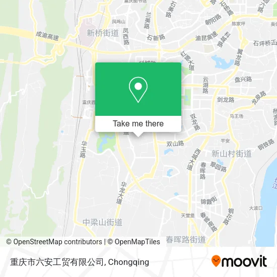 重庆市六安工贸有限公司 map