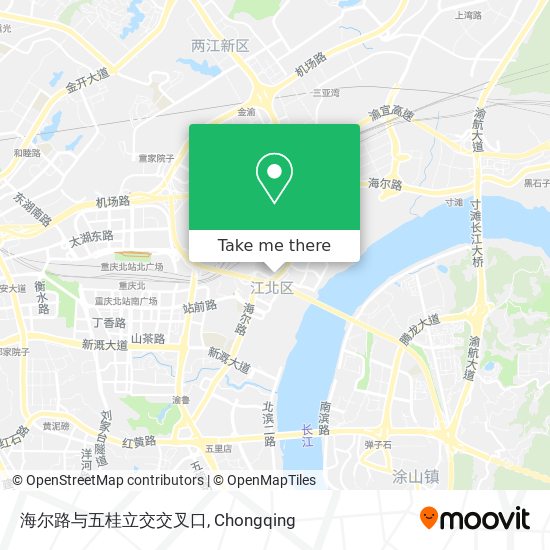海尔路与五桂立交交叉口 map