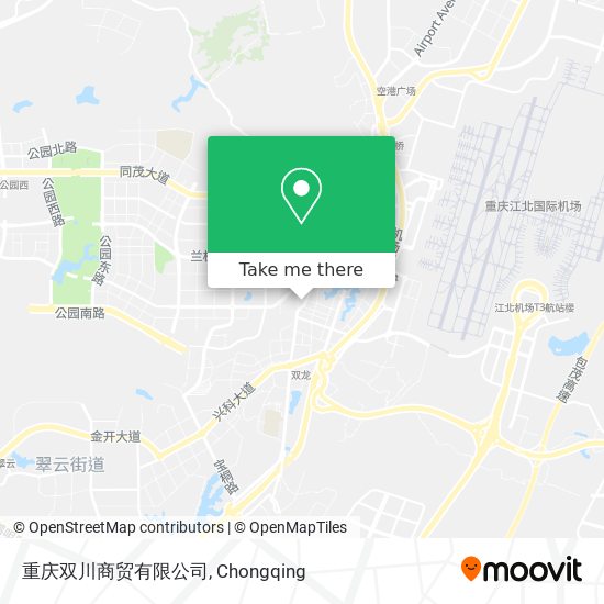 重庆双川商贸有限公司 map