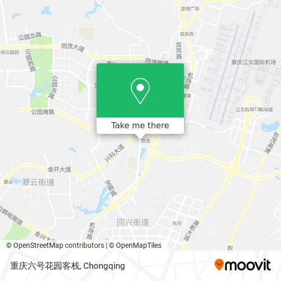 重庆六号花园客栈 map