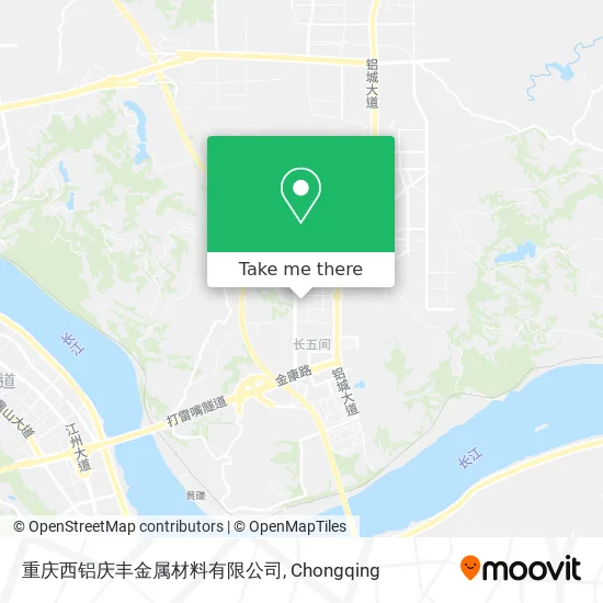 重庆西铝庆丰金属材料有限公司 map