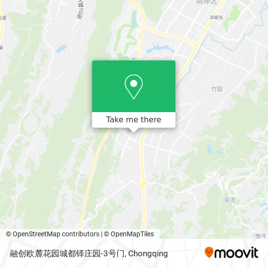 融创欧麓花园城都铎庄园-3号门 map