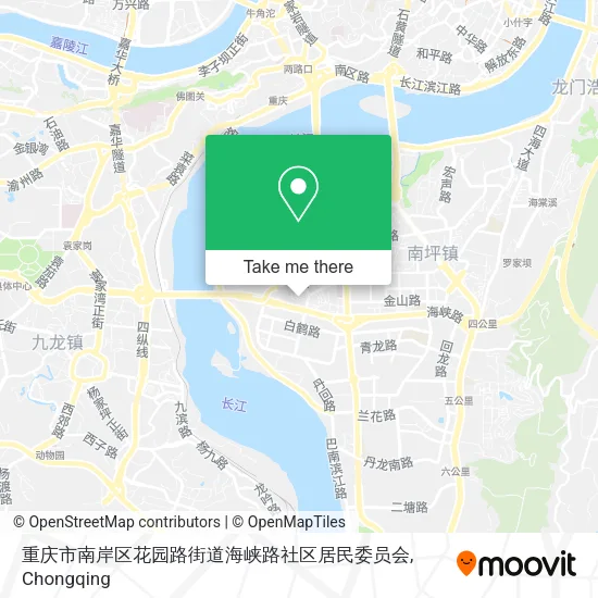 重庆市南岸区花园路街道海峡路社区居民委员会 map