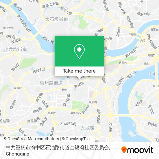 中共重庆市渝中区石油路街道金银湾社区委员会 map