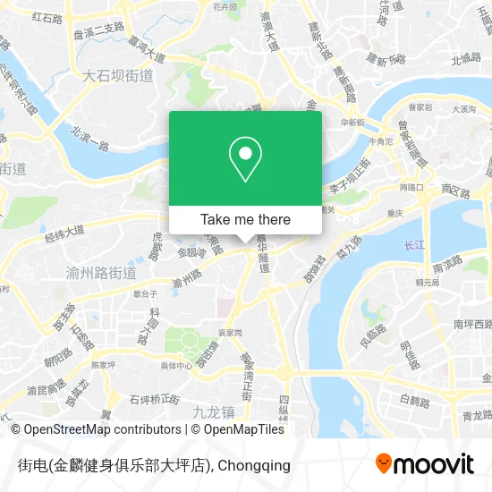 街电(金麟健身俱乐部大坪店) map
