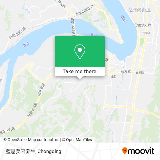蓝思美容养生 map