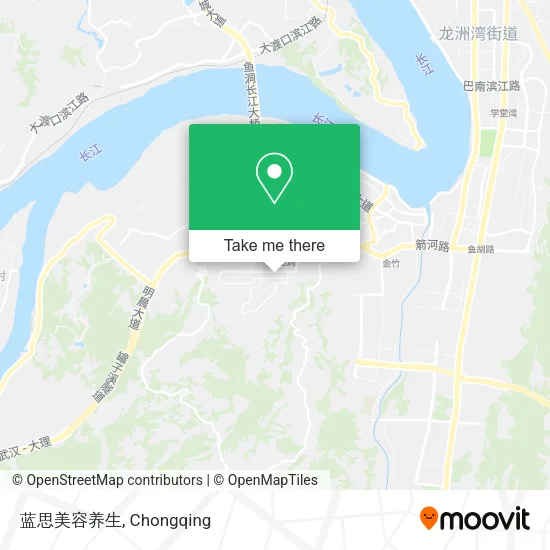 蓝思美容养生 map