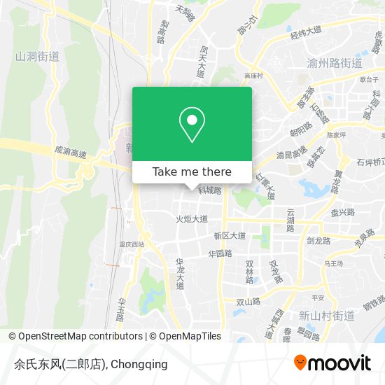 余氏东风(二郎店) map