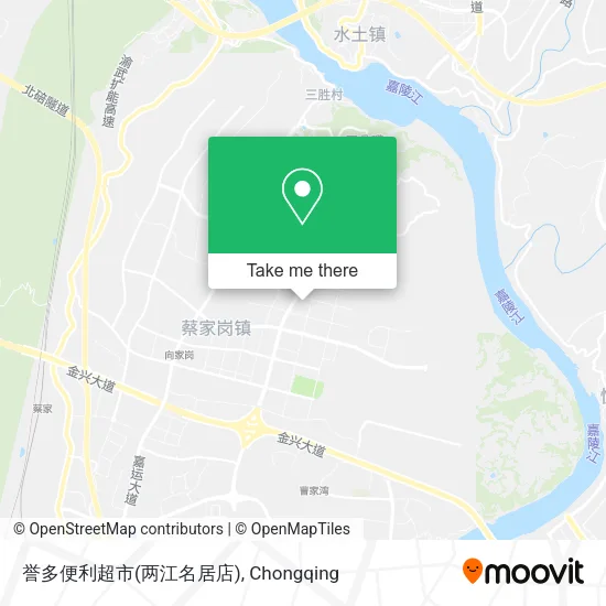 誉多便利超市(两江名居店) map