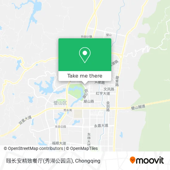 颐长安精致餐厅(秀湖公园店) map