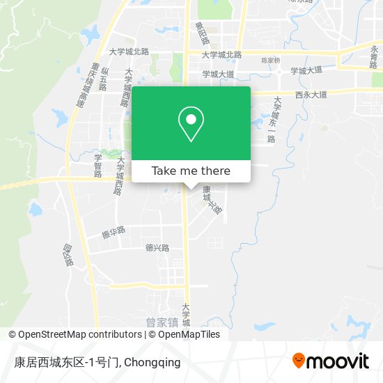 康居西城东区-1号门 map