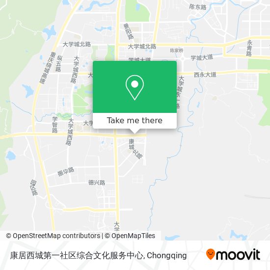 康居西城第一社区综合文化服务中心 map