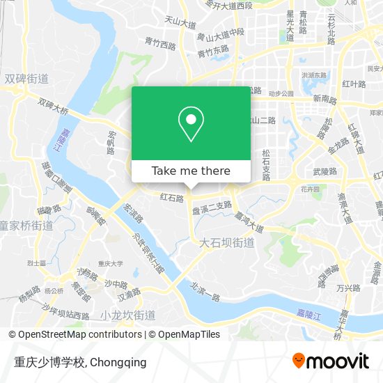 重庆少博学校 map