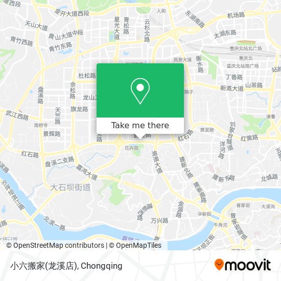 小六搬家(龙溪店) map