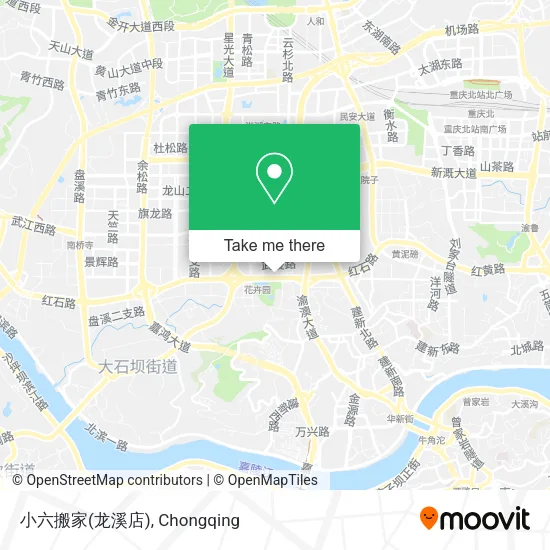 小六搬家(龙溪店) map