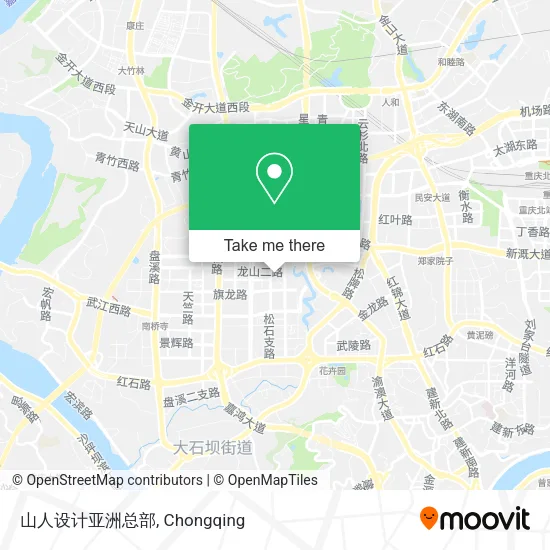 山人设计亚洲总部 map
