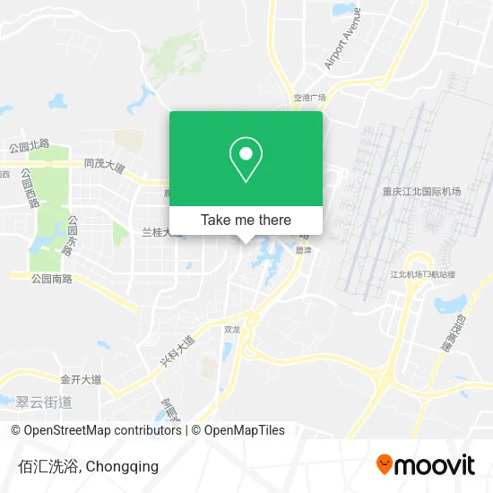佰汇洗浴 map