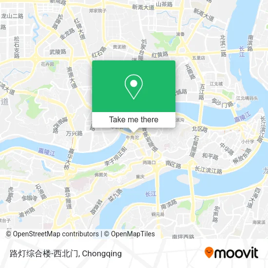 路灯综合楼-西北门 map