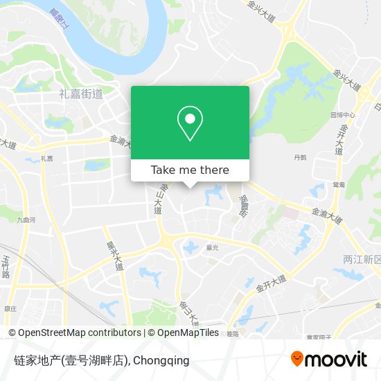 链家地产(壹号湖畔店) map