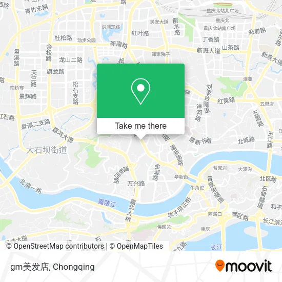 gm美发店 map