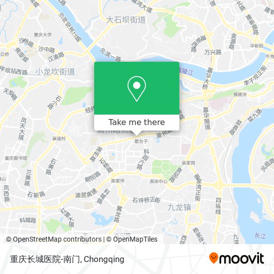 重庆长城医院-南门 map