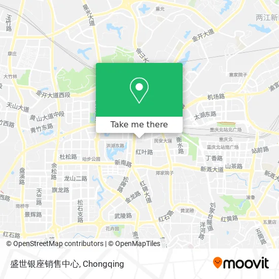 盛世银座销售中心 map