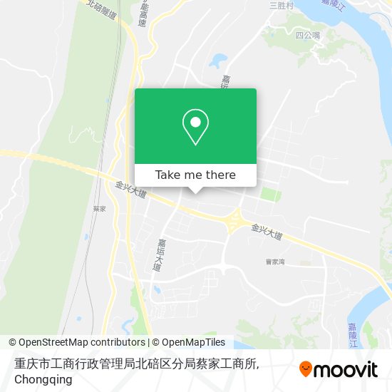重庆市工商行政管理局北碚区分局蔡家工商所 map