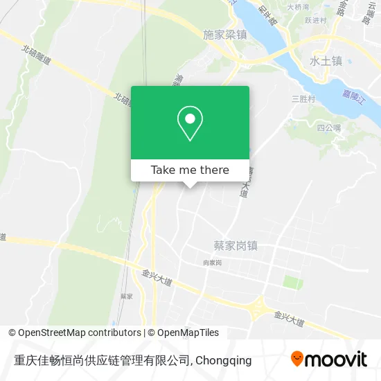 重庆佳畅恒尚供应链管理有限公司 map