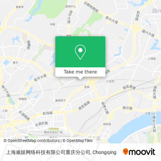 上海顽娱网络科技有限公司重庆分公司 map
