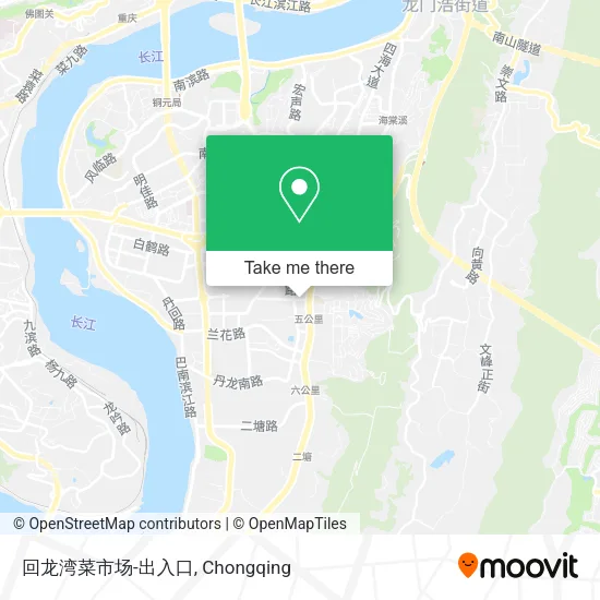 回龙湾菜市场-出入口 map
