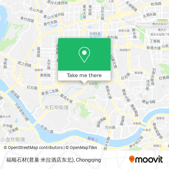 福顺石材(君巢·米拉酒店东北) map