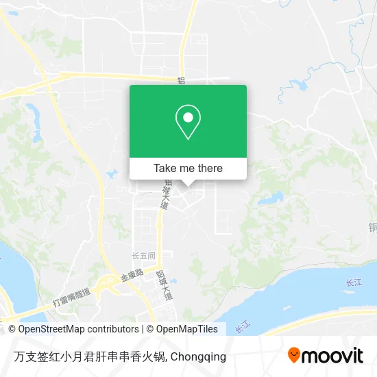 万支签红小月君肝串串香火锅 map