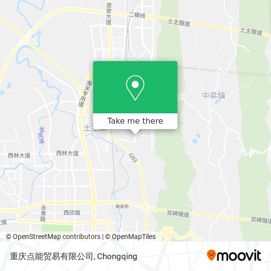 重庆点能贸易有限公司 map