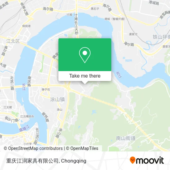 重庆江润家具有限公司 map