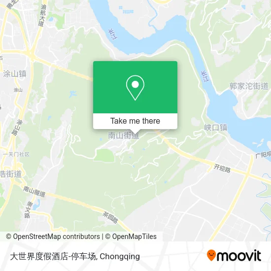 大世界度假酒店-停车场 map