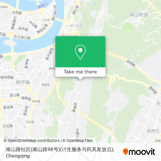 南山路社区(南山路98号)(计生服务与药具发放点) map