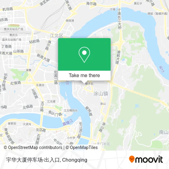 宇华大厦停车场-出入口 map