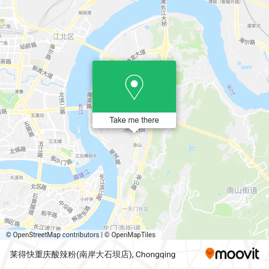莱得快重庆酸辣粉(南岸大石坝店) map