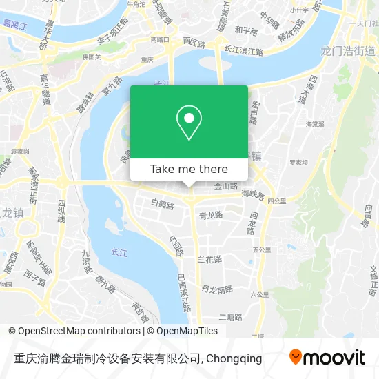 重庆渝腾金瑞制冷设备安装有限公司 map