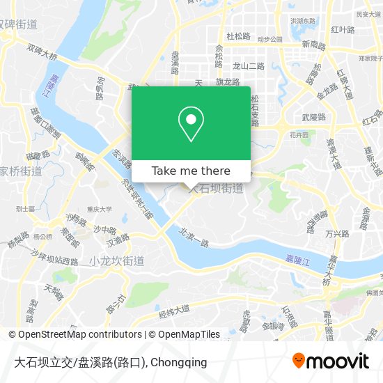 大石坝立交/盘溪路(路口) map