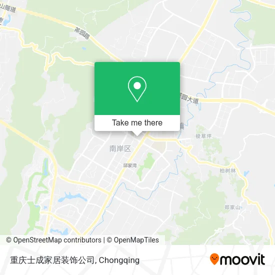 重庆士成家居装饰公司 map