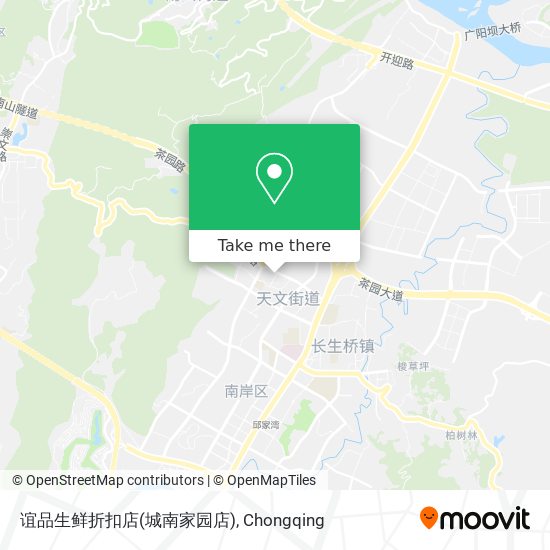 谊品生鲜折扣店(城南家园店) map